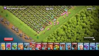 FULL BASE X BOW VS ALL MAX TROOP (PART - 1)