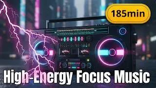 3H. EPIC Synthwave Music for Coding, Gaming & Focus | High-Energy Retro Score 185 min. ⚡