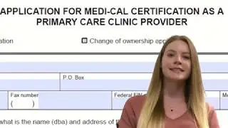 Application for Medi-Cal Certification as a Primary Care Clinic Provider (HS 269)