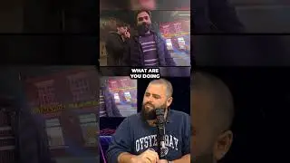 Мигранты переманивают пьяных женщин возле бара.