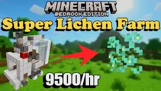 Super Lichen Farm Minecraft Bedrock 1.21