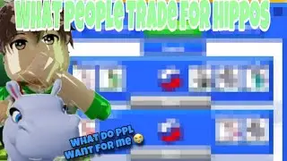 🤔What People are Trading for Hippos In Ropets Roblox!!!! 🦛