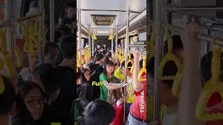Toronto police are investigating after a group of masked teens set off fireworks on TTC bus #shorts