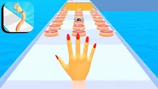 Softy Hand Runner Gameplay ✋🖐💅 All Levels 1-3