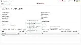 Access Studio &ndash; Search Panel Access Control in Odoo 18.0 | IniyaSoft Technologies