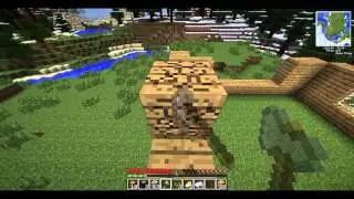 Minecraft (Technic pack) #3 Cтроим дом