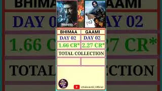 Bhimaa Vs. Gaami 2nd Day Box Office Collection | #bhimaa #gaami #gopichand #vishwaksen #shorts