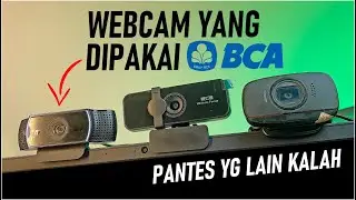 @376 INI DIA ALASAN, kenapa BANK BCA pakai webcam ini gak mau lain | streamer HD Logitech c922,925