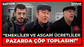 Halka asgari ücreti sorduk: “Emekliler ve asgari ücretliler pazarda çöp toplasın”