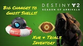 Destiny 2 Xur/Trials Inventory [Sept 18]; New Short Quest Next Week; Big changes to Ghost Shells!