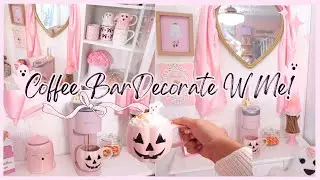PINKOWEEN COFFEE BAR DECORATE W ME! 2024