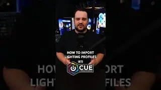 How to import iCUE Lighting Profiles #corsair #icue  #tutorial