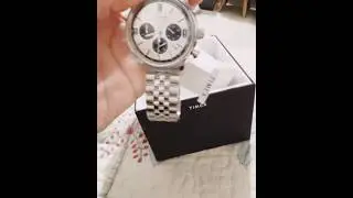 #timex#unboxing  #best #watch #silver #colors #with #three #dial#watch