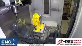 HAAS UMC 750 SS Machining Water Pump Frame for trexwt.com