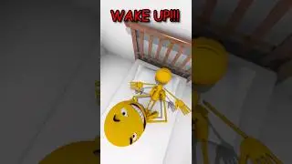 When Dad wake me up be a like: #memeanimation #animation