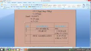 QUANTITY TAKEOFF AND RATE ANALYSIS FOR BRICK WORK