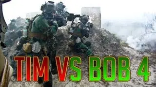 TIM VS BOB 4 THE AIRSOFT WAR - SPARTAN117GW