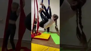 Обрыв на гамаке #воздушнаягимнастика #гамак#кольцо