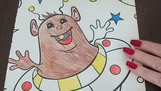 ASMR panda, owl and fox Coloring Book 93