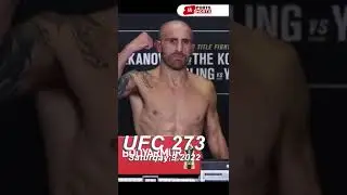 Official UFC 273 weigh-in