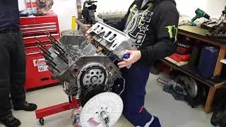 KDE-Racing Moottorin kasaus, Engine assembly