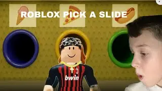 Playing Roblox Pick a Slide (GONE WRONG) !! 🛝&hellip;.