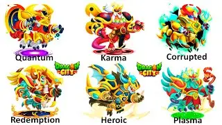 Dragon City - Here all my VIP HEROIC DRAGONS COLLECTION 2024 😍