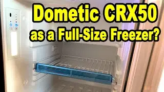 Test: Dometic CRX50 as a Full-Size Freezer? (12v Compressor Fridge Test)