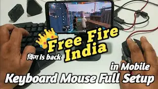 FREE FIRE INDIA🔥Keyboard & Mouse Setup ⌨️🖱️Panda Mouse Pro, Flydigi Q1, Mix Pro, M1 Pro Converter