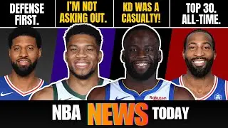 NBA News Today: Giannis Shuts Down Trade Rumors, KD &ldquo;Casualty of War&rdquo; & NBA History Made
