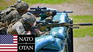 U.S. Army, NATO. Allied Armed Forces Sniper Competition in Denmark.