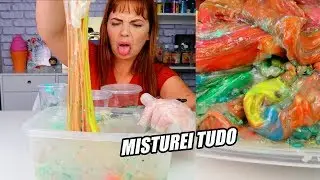 MISTUREI TODAS AS MINHAS SLIMES ESTRAGADAS FOI MUITO NOJENTO