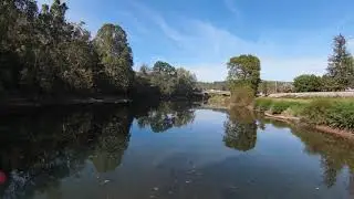 Flying at the philippi wv covered bridge 10/11/2021