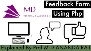 Feedback form using PHP and MySQL ||PHP Easy Tutorial| Project demo ||PHP for Beginners|| By Prof.MD
