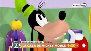 Azteca 7 Kidssiete - La Casa De Mickey Mouse (Lunes 2 De Febrero 2026) Promo