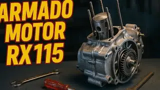 Cómo Armar el Motor de una Yamaha RX115 Paso a Paso 🔩🔥