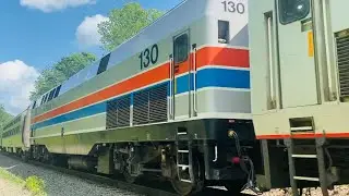 Amtrak 449 Lake shore limited with Amtrak 130 Phase 2 heritage engine