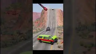 car vs gaint hammer car smash
