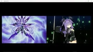 Hyperdimension Neptunia - Transformation Comparison 2010 vs 2015