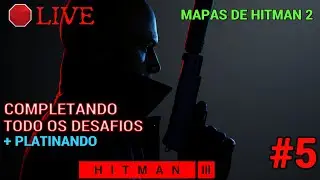 HITMAN 3 Concluindo Miss&otilde;es e Desafios + platinando o jogo #5 - PS5