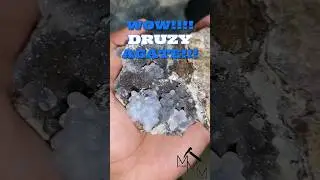 WOW!!!! Incredible Druzy Agate we sold at our last show! What do you think? #shorts #druzy #agate