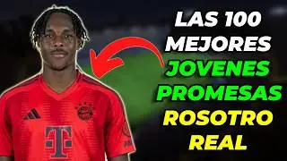 LAS 100 MEJORES JOVENES PROMESAS con CARA REAL para MODO CARRERA EN FC 25 | Primavera74