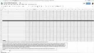 Curriculum Map Template