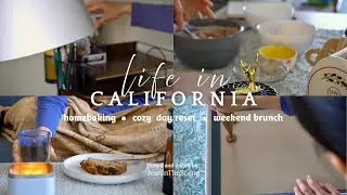 A Cozy Day Reset | 10-Minute Cleaning, Home Baking, Simple Breakfast for Lazy Days & Coffee Dates