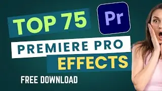 BEST 75 Premiere Pro Effects Free Download | free premiere pro presets 2025 !🎬