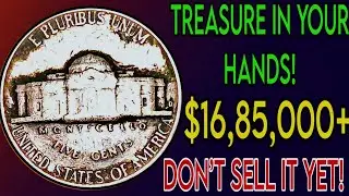YOU'RE RICH if You Have This 5 Cent Coin! | Monticello Nickel Auction Price Shock!