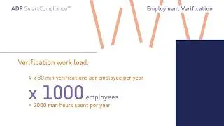 ADP SmartCompliance Employment Verfication101