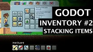 Как создать систему инвентаря в Godot — укладка предметов (#2)