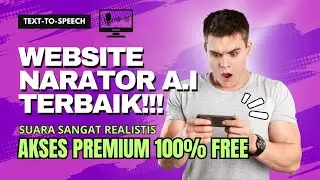 Website Narator AI Terbaik: Cara Membuat Narasi Suara YouTube!! 100% Gratis Premium!!