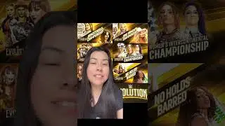 #wweevolution predictions!! #wwe #wrestling who are you choices???
